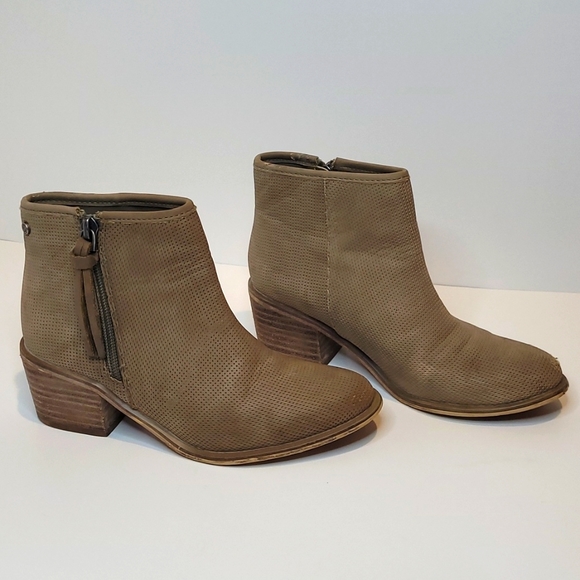 Treasure & Bond zip up ankle boots girls size 2M tan 22049699 - Picture 3 of 9